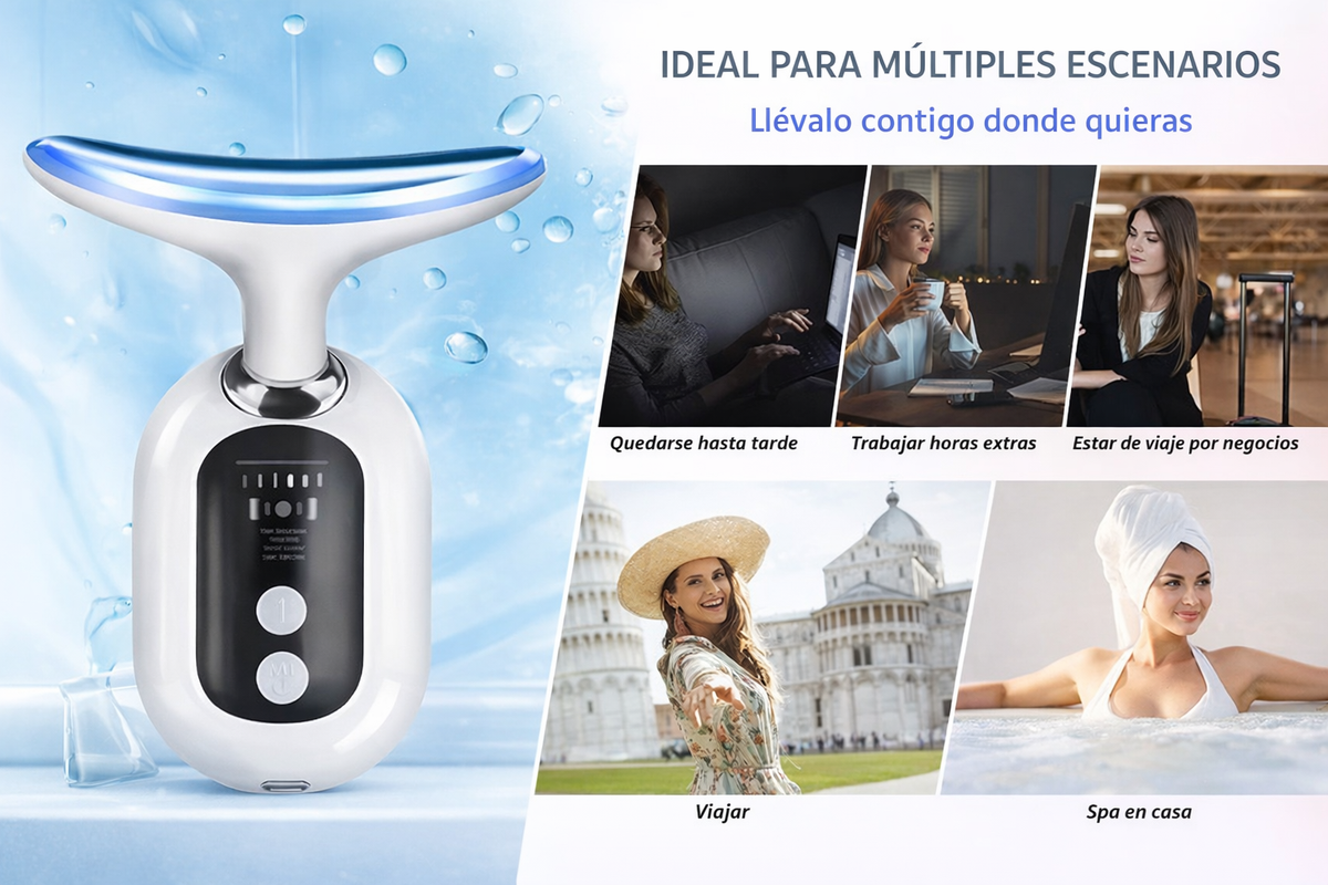 Masajeador Facial Wavi chic Rejuvenecedor  "El Secreto de Belleza de las Celebridades - ¡Para Ti!"